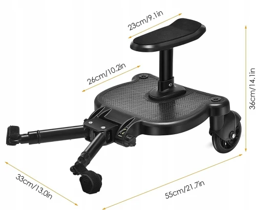 VOGVIGO universelles Buggyboard für Kinderwagen, Tragkraft 25 kg