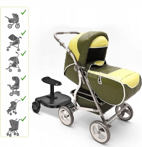 VOGVIGO universelles Buggyboard für Kinderwagen, Tragkraft 25 kg