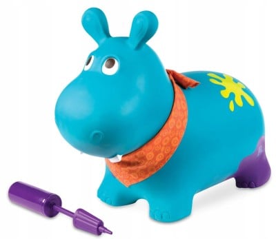 B.TOYS Gummihüpftier Nilpferd 61 cm mit Pumpe