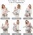 GROWNSY ergonomische Babytrage mit Hüftgurt 6in1
