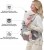 GROWNSY ergonomische Babytrage mit Hüftgurt 6in1