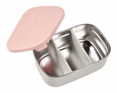 BEABA Lunchbox aus Edelstahl 760 ml mit Fächern