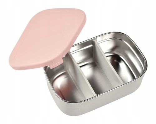 BEABA Lunchbox aus Edelstahl 760 ml mit Fächern