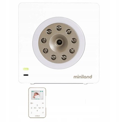 MINILAND Zusatzkamera für Babyphone DIGIMONITOR 2.4 + Ständer