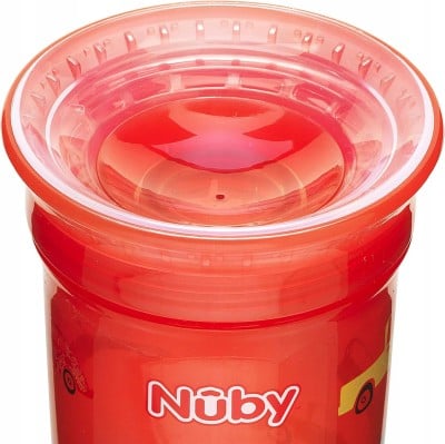 NUBY Sipeez Trinklernbecher 300 ml 360 Grad Mundstück Autos 1 Stück