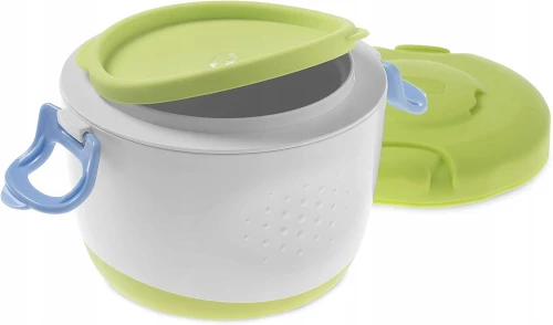 CHICCO isolierter Lunchbehälter + Löffel