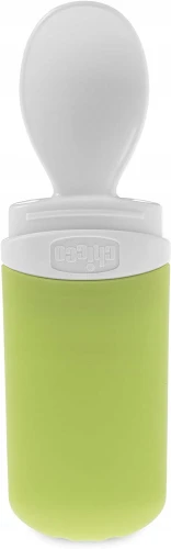 CHICCO isolierter Lunchbehälter + Löffel