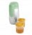 CHICCO Thermos aus Stahl + 2 Behälter 5h