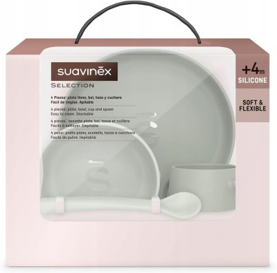 SUAVINEX Selection Silikon Geschirrset 4tlg 4m+