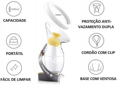 MEDELA Silikonsammler zum Auffangen von Muttermilch