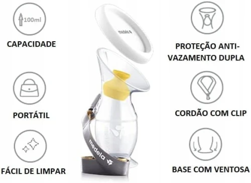MEDELA Silikonsammler zum Auffangen von Muttermilch