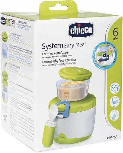 CHICCO isolierter Lunch-Beh?¤lter + L?¶ffel