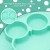 BUMKINS Silikonteller mit Matte und Besteck