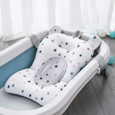 GLENMORE faltbare Babybadewanne mit Ablauf und Einlage