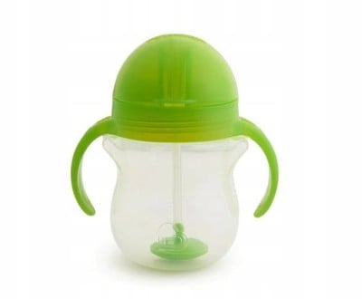 MUNCHKIN Tip&amp;Sip Trinklernbecher 6M+ 207ml mit beschwerter Strohhalm