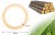 ROSEWINEC Holz Beißring DIY Armband Spielring 1 Stück