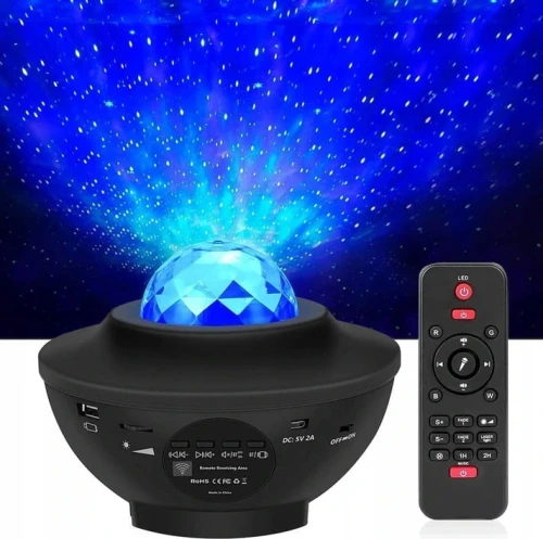 VOKSUN LED Bluetooth Sternenprojektor mit Fernbedienung