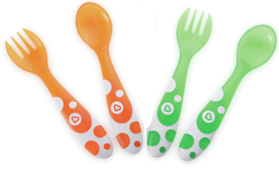 MUNCHKIN Multi Besteckset Löffel x2 Gabel x2 12msc+