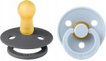 BIBS COLOUR Beruhigungssauger 2er-Pack Kautschuk 0-6 Monate