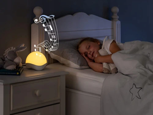 REER intelligente Nachtlampe mit Geräuschen und Smart Life App