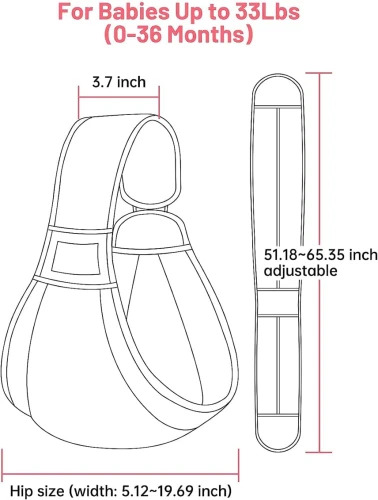 MUMGAROO Tragetuch fĂĽr bis zu 15 kg