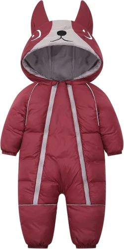 JIAMY Winteroverall mit Kapuze 12-18 Monate 90
