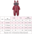 JIAMY Winteroverall mit Kapuze 12-18 Monate 90