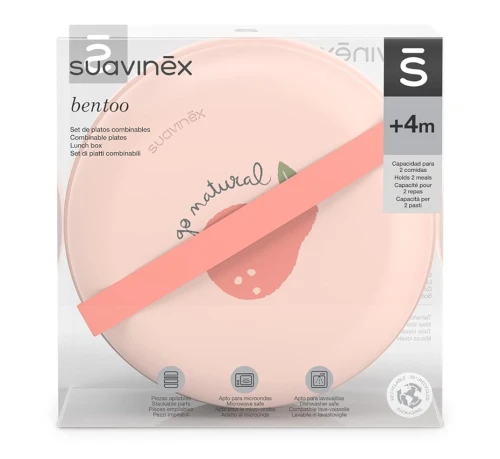 SUAVINEX BENTOO Brotdose Lunchbox mit zwei Fächern