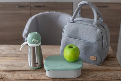 BEABA Brotdose Lunchbox Edelstahl 760 ml mit Fächern