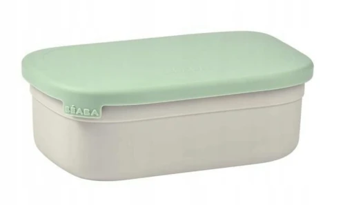 BEABA Brotdose Lunchbox Edelstahl 760 ml mit Fächern