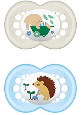 MAM ORIGINAL Schnuller x2 6m+ KAUCZUK