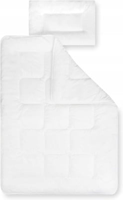 JULIUS ZOLLNER BASIC Set Kissen und Decke 100x135/40x60 cm