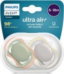PHILIPS AVENT Ultra Air Schnuller x 2 6-18msc