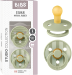 BIBS COLOUR STUDIO Beruhigungssauger 2pack Kautschuk 0-6msc