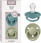 BIBS DE LUX Beruhigungssauger rund 2er Pack 0-3 Jahre SILIKON