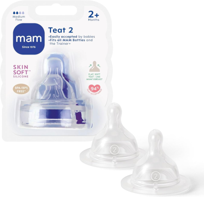 MAM Sauger für Flaschen 2M+ x2