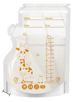 MOMCOZY Muttermilch Aufbewahrungsbeutel 60 Stück 250ml