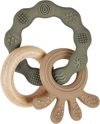 VICLOON Silikon Beißring 3msc+ BPA FREE