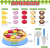 BEBEROLEN Holz Pizza Set PIZZERIA 24 tlg