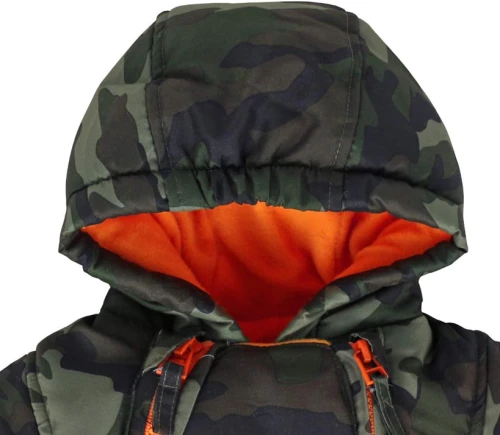 JIAMY Winteroverall mit Kapuze 9-12 Monate plus Handschuhe Schuhe