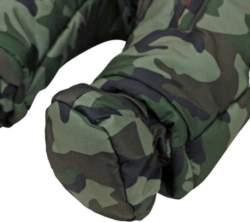 JIAMY Winteroverall mit Kapuze 9-12 Monate plus Handschuhe Schuhe