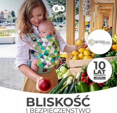 KINDERKRAFT NINO CONFETTI ergonomische Babytrage