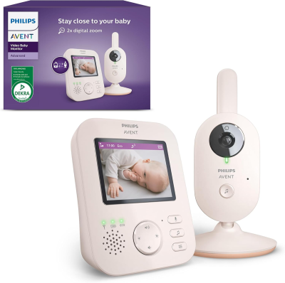 PHILIPS AVENT SCD881/26 niania elektroniczna 2,8in noktowizor kołysanki