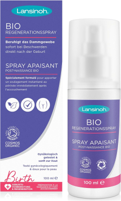 LANSINOH Bio Spray zur Linderung im Intimbereich nach der Geburt 100ml
