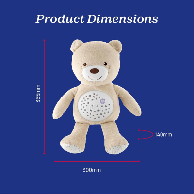CHICCO First Dreams Bär PROJEKTOR Lampe Geräusche