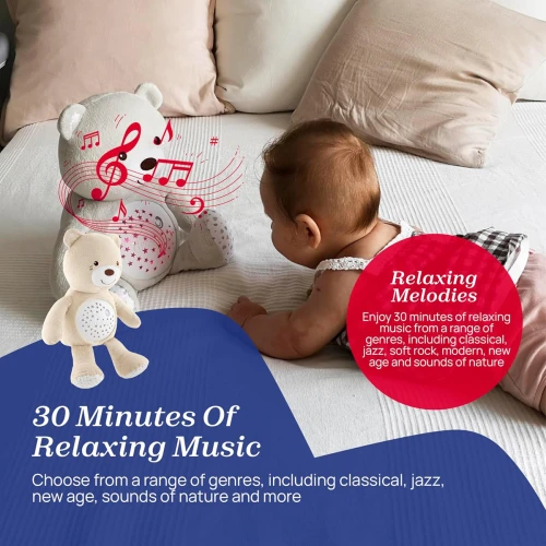 CHICCO First Dreams Bär PROJEKTOR Lampe Geräusche