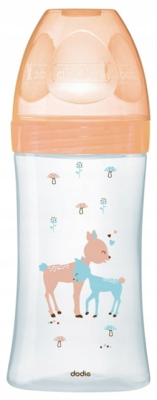 DODIE Glasflasche 270 ml 0-6 m Sauger 2 mittlerer Durchfluss