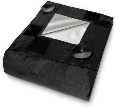 Verdunkelungsrollo mit Saugnäpfen 130x200