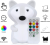 VICLOON Silikon Nachtlicht Fuchs 9 Farben mit Fernbedienung