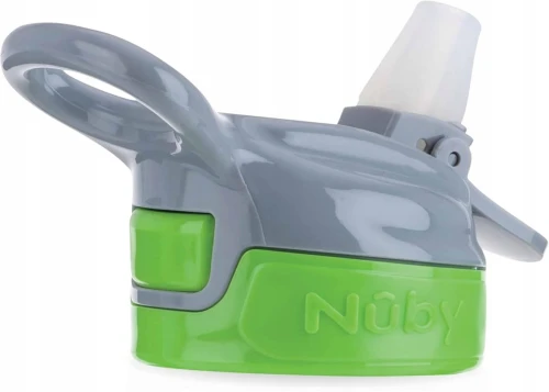 NUBY Flip-it Cup Tritan Trinklernbecher mit Strohhalm und Mundstück 3 l+ 360 ml
